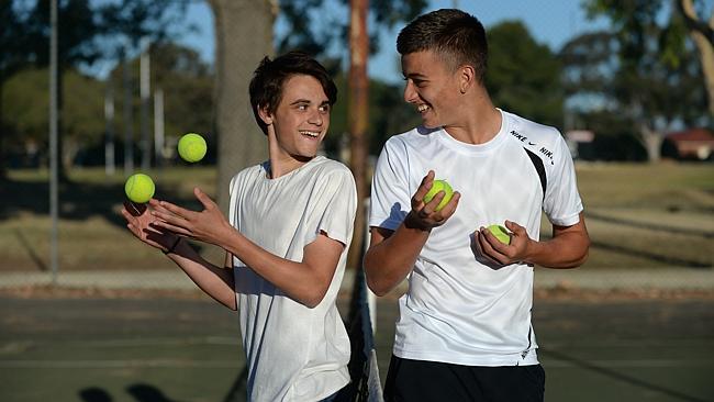 Kids on the ball for Aus Open shot