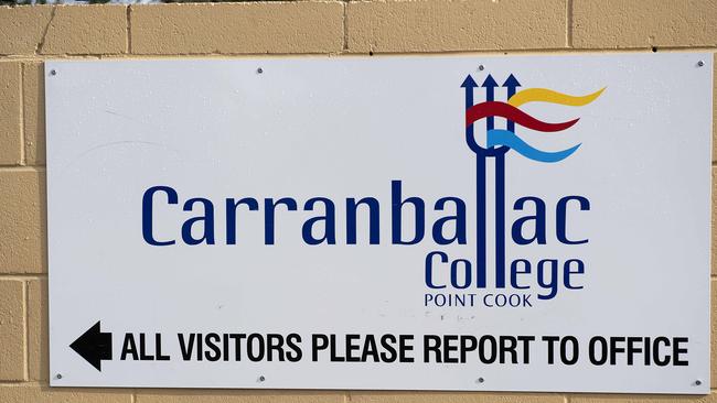 Carranballac P-9 College has two campuses in Point Cook. Picture: Ellen Smith