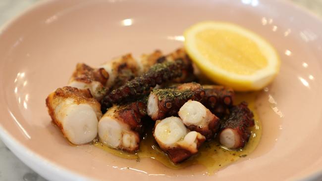 Octopus at Hellenika, one of the restaurant’s most popular meals. Picture Glenn Hampson