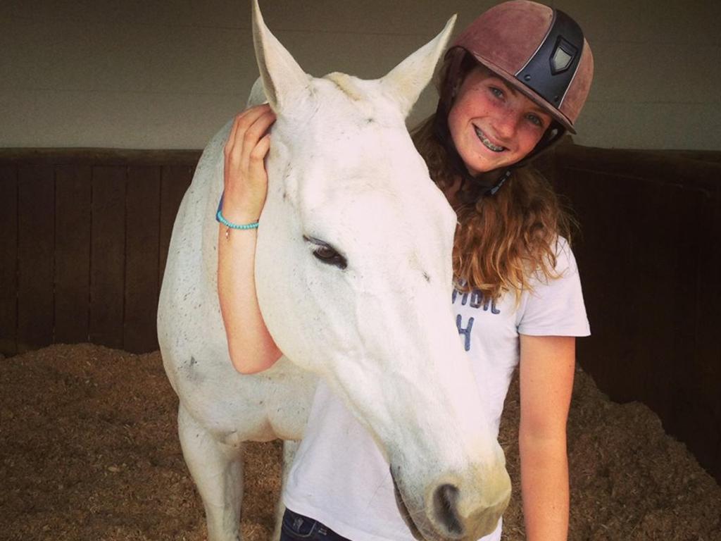 Olivia Inglis, 17, was the daughter of bloodstock auctioneer Arthur Inglis. Picture: Facebook