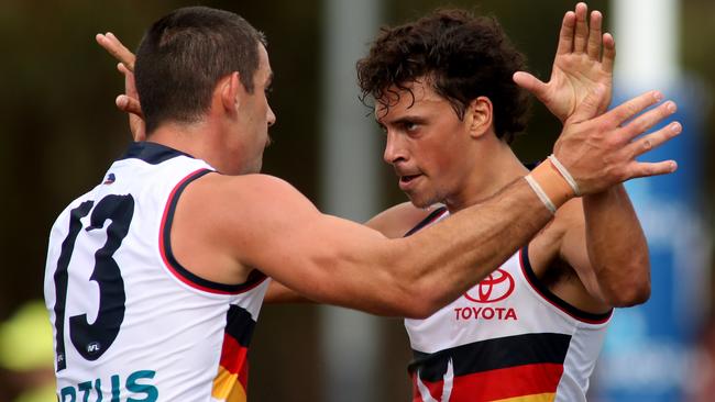 Ben Davis knew Frampton well from their time together at the Crows. Picture: AAP Images