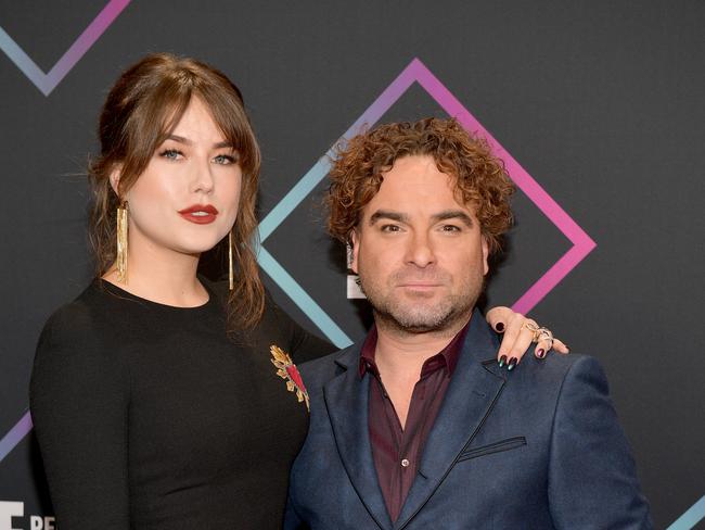 Big Bang Theory star Johnny Galecki hits the red carpet. Picture: Getty