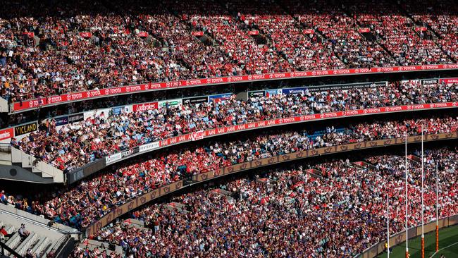 The MCG during the game where the Sydney Swans were beaten by the Brisbane Lions. Picture: NewsWire/Nadir Kinani