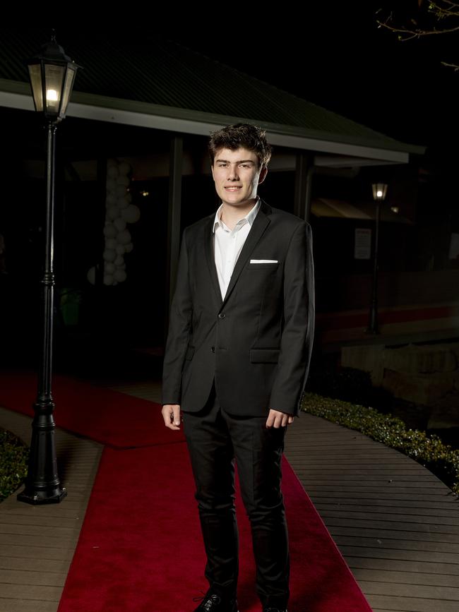 Formal for year 12 students from Emmanuel College. Thomas Hegarty. Picture: Jerad Williams