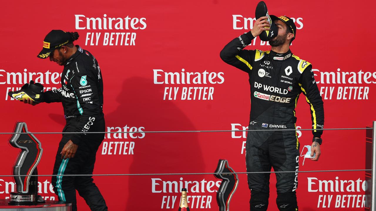 Daniel Ricciardo has claimed podiums in two of his last three races. Picture: Getty Images