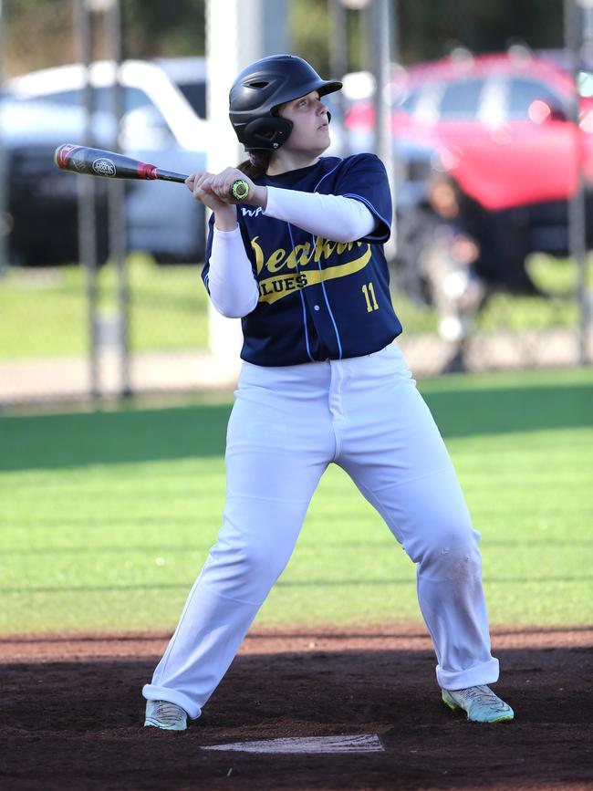 Junior baseball spread - Deakin Blues v Guild-Lara.  Picture: Mike Dugdale