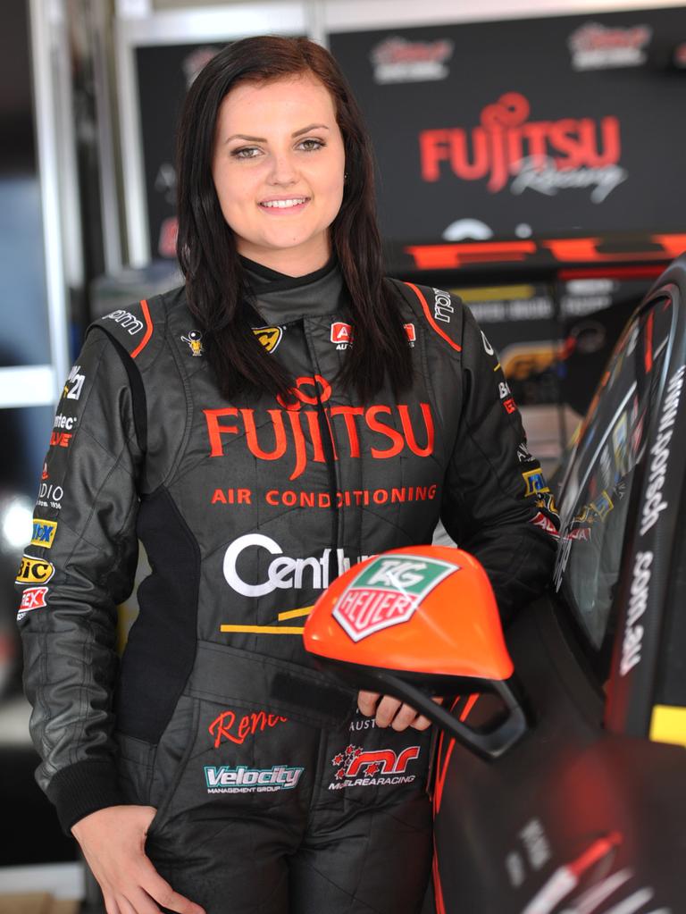 Renee Gracie at a Townsville 500 V8 race.