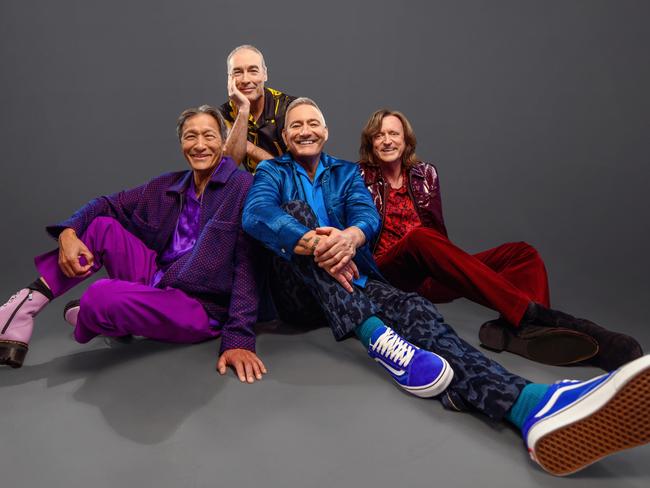 The original Wiggles have reunited to promote their Prime Video documentary.