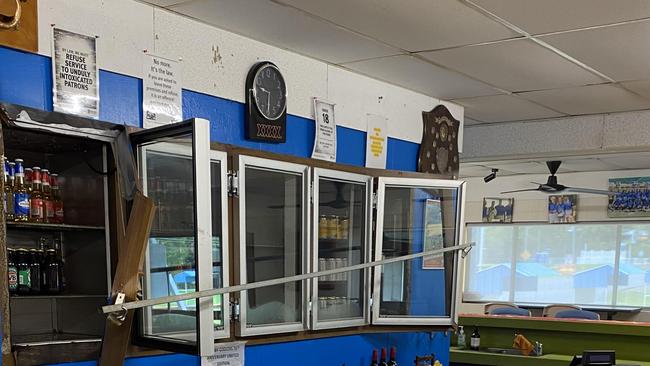 Members of the Stratford Bowls Club are shocked and upset that thieves broke in to their clubhouse and stole more than $500 of alcohol on New Year's Eve and caused considerable damage. Picture: Sharon Dunkley