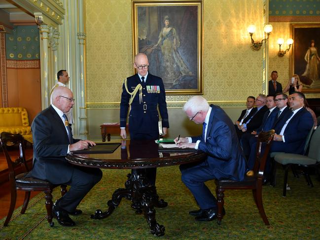 Gareth Ward was sworn in as NSW Minister for Families, Communities and Disability Services this week. Picture: Joel Carrett