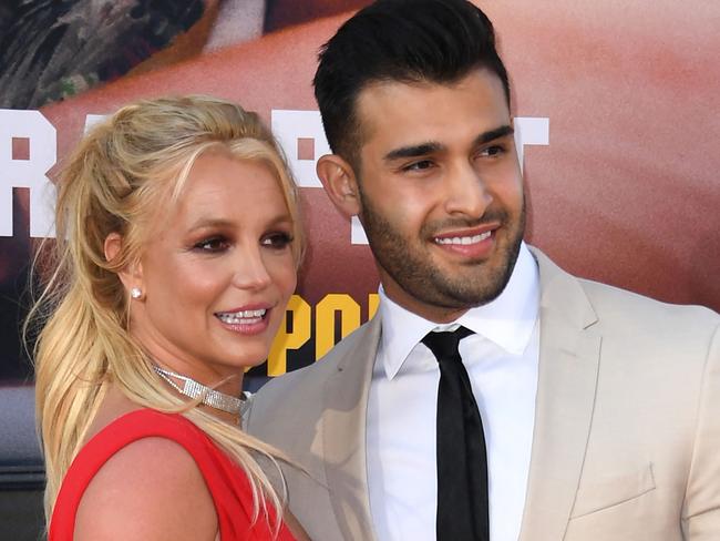 Britney Spears and Sam Asghari have split after 14 months of marriage. Picture: VALERIE MACON / AFP