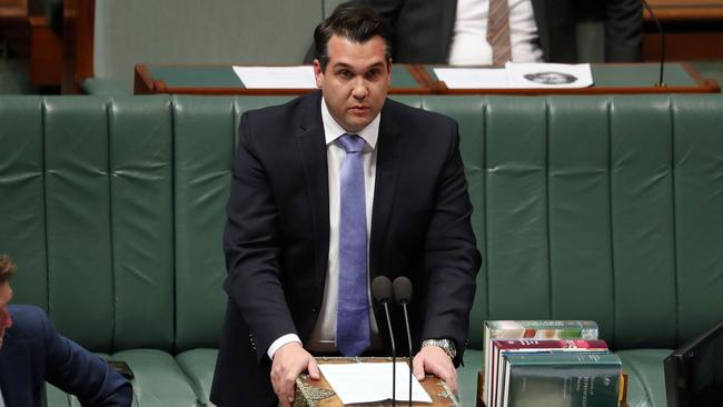 Minister for Housing and Assistant Treasurer Michael Sukkar said the First Home Loan Deposit Scheme was performing well. Picture: Gary Ramage