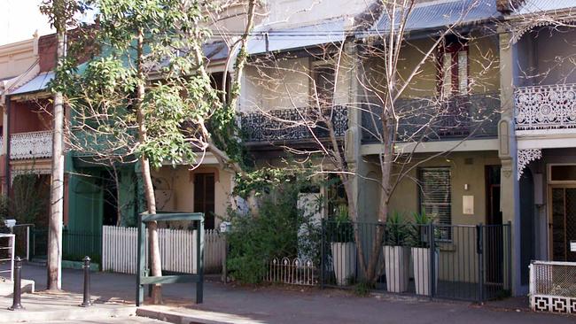 A generic photo of traditional terrace houses in Ultimo.