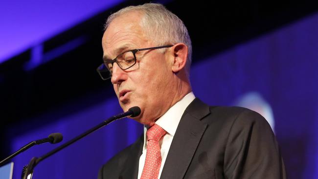 Malcolm Turnbull speaks at Bankstown Sports Club earlier this week. Photo: Christian Gilles