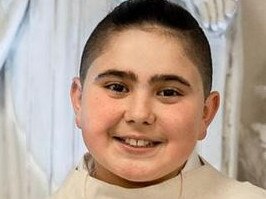 Nicholas Tadros' church posted on Facebook to confirm he has had his right leg amputated from the knee down. Picture: Facebook (St John the Beloved Church, Mt Druitt)