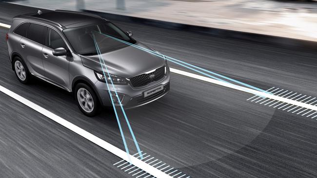 Lane keeping assist features scan the road for painted lines, then help cars stay in place.