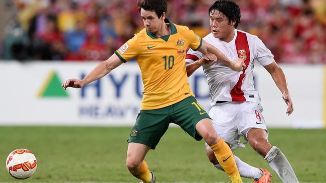 Robbie Kruse has been praised for his work recovering from serious injury.