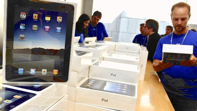 Apple's iPad may not be the first product to bear the name, with one Chinese company ready to sue over it. Picture: AFP