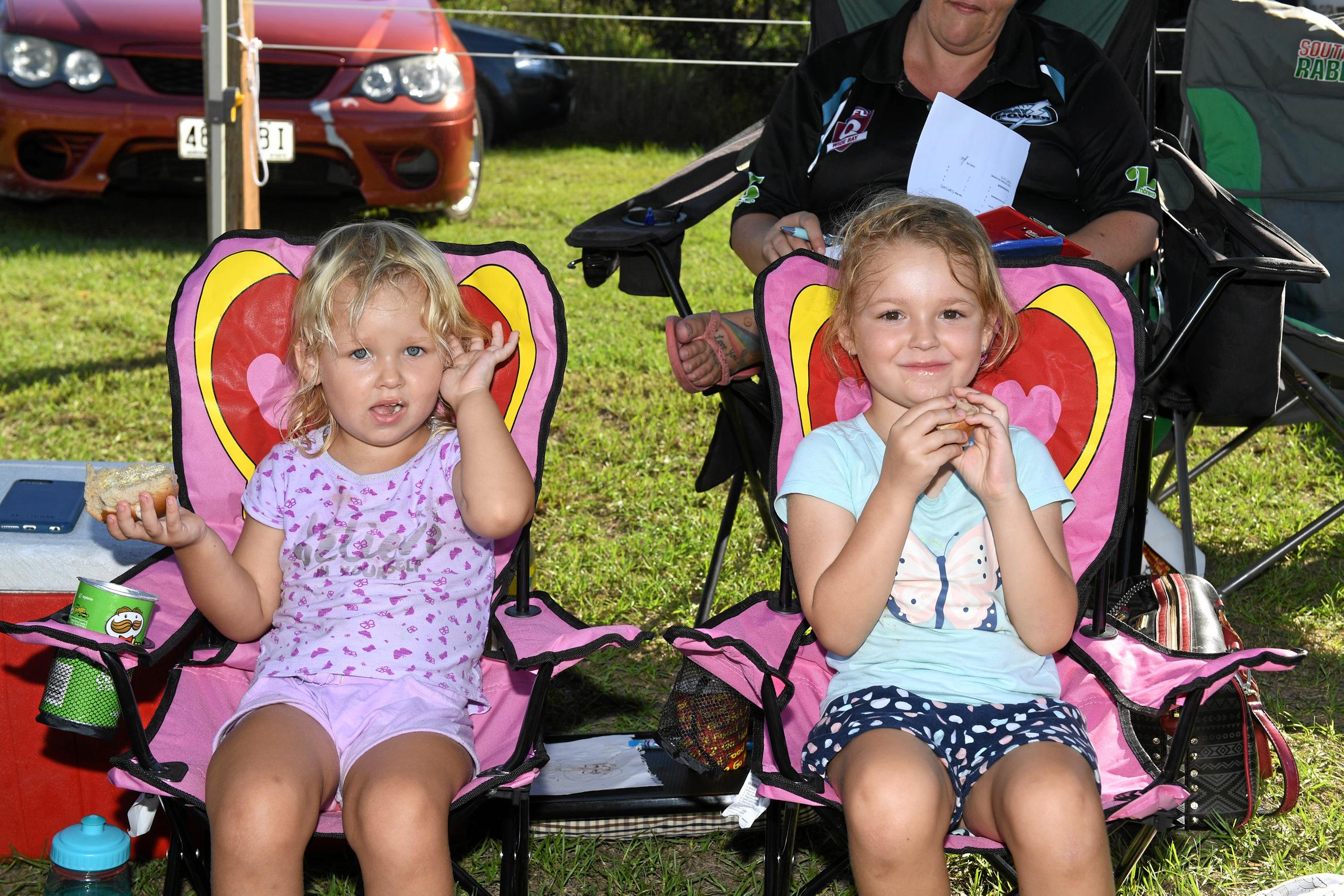 Nevaya and Xyla McCormack. Picture: Troy Jegers