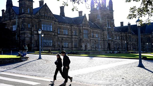 The federal government will set up an inquiry into racism on university campuses. Picture: Jeremy Piper