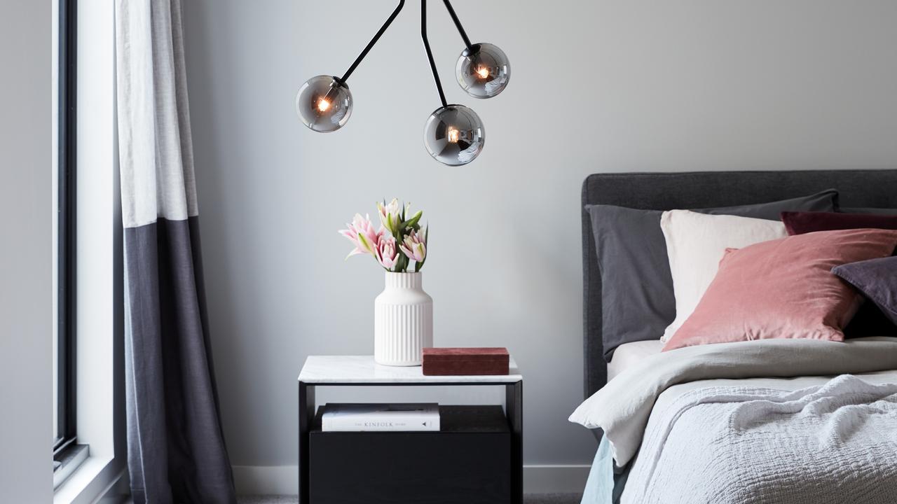 Don’t compromise on bedroom lighting. Picture: .beaconlighting.com.au