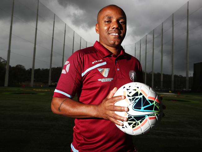 Enrique has signed with Gold Coast Premier League club with Coomera pictured at Oxenford on the Gold Coast.Photograph : Jason O'Brien