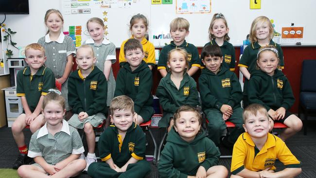 Leopold Primary School Prep MD Back row L-R: Maddy Ryan, Demii Hay, Evie Cation, Mac Reyment, Ava Buntin, Orion Schipp. Middle row:Archer Mahon, Harper Burnett, Lucas Edmondsn, Lexi Fehling, Sam Mouzakis, Willow Pigdon. Front row: Tilly Gage, Luca Moodie, Ralphe Busuttil, Mason Dow.