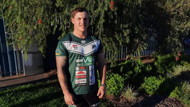 Senior Ipswich Jets footballer Josh Cleeland prepares for training. Picture: David Lems