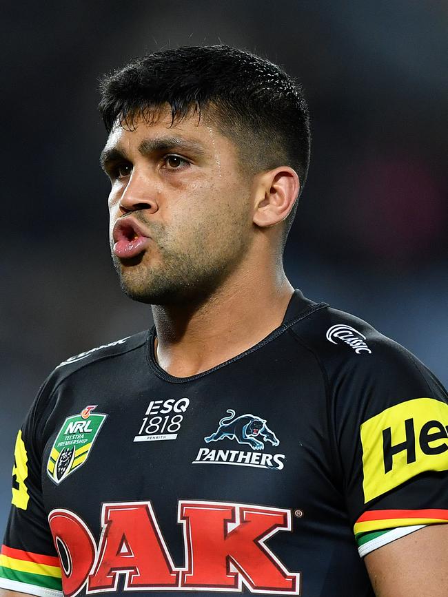 Tyrone Peachey in Panthers colours last season. Picture: AAP