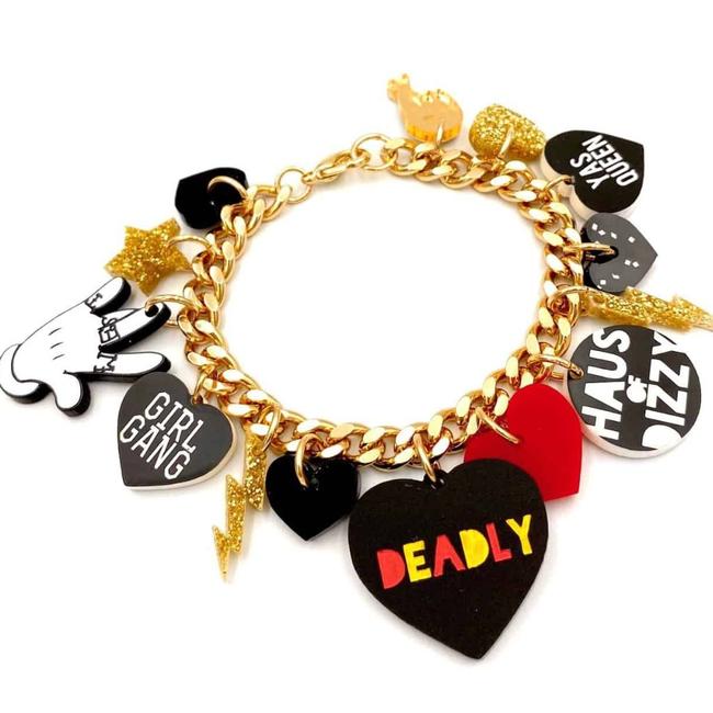 Haus of Dizzy charm bracelet, $69, hausofdizzy.com