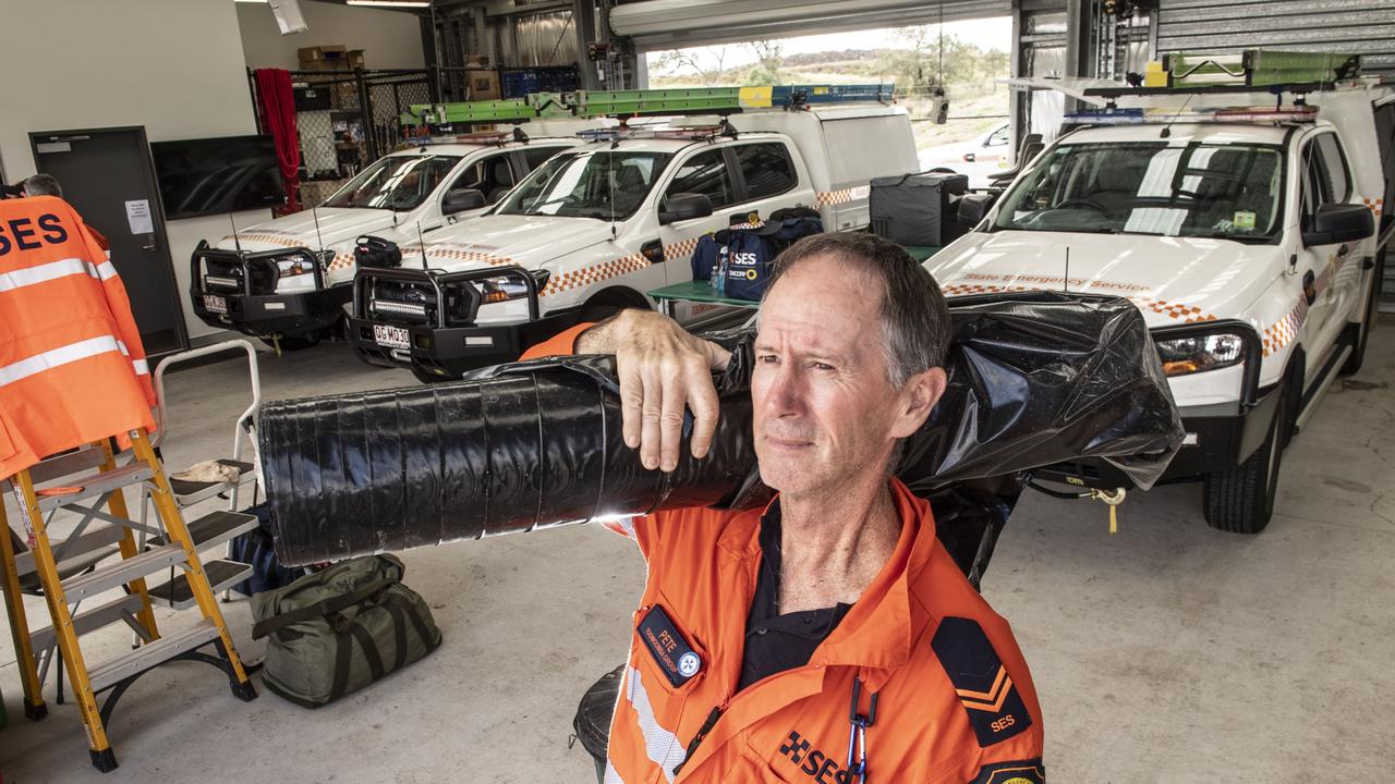 Pete Polkinghorne, SES Toowoomba Group. Monday, February 28, 2022. Picture: Nev Madsen.