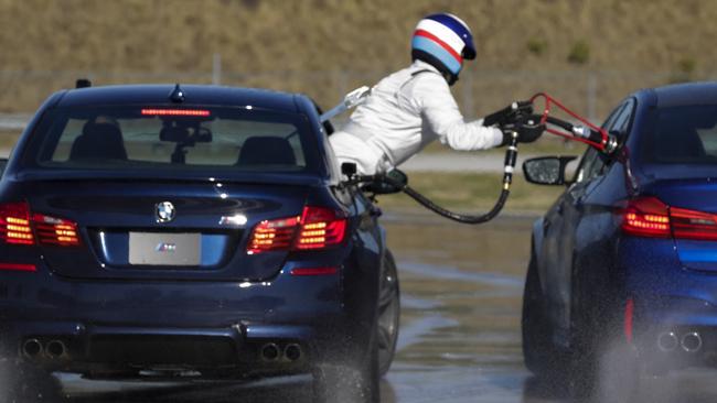 Would you like the windscreen cleaned as well, sir? Pic: Supplied.