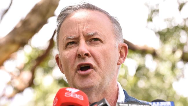 Labor is supporting AUKUS but has also backed a Senate inquiry to investigate questions it says remained unanswered about the trilateral partnership. Picture: NCA NewsWire / Flavio Brancaleone