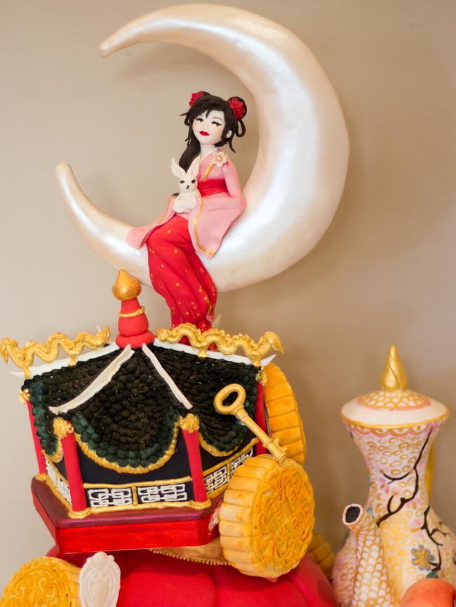 Cathy Worsley’s Asian goddess cake won the novelty category in last year’s show.