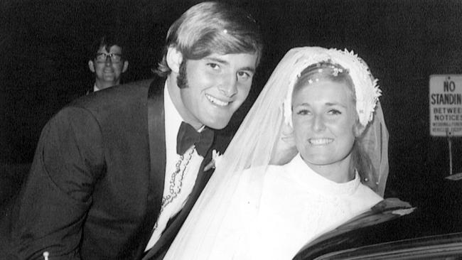 Chris and Lyn Dawson on their wedding day.