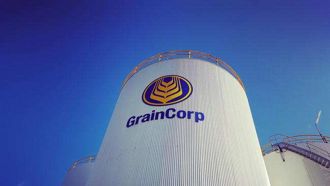 A GrainCorp grain store site. Supplied: GrainCorp