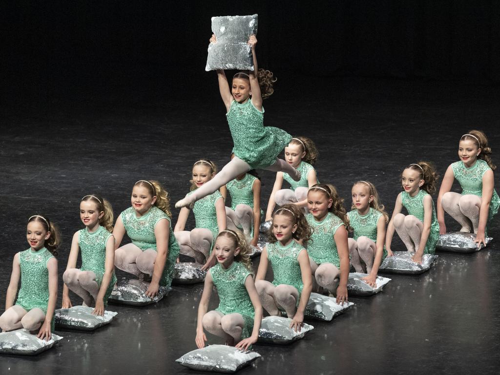 Strictly Dance Cleveland. 8 years or under Neo-Classical/Slow Modern group. The 76th City of Toowoomba Eisteddfod. Friday, August 5, 2022. Picture: Nev Madsen.