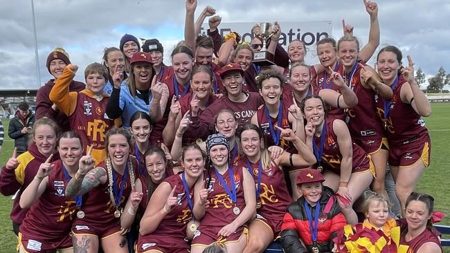 Redan won the women's football premiership in Ballarat. Picture: Shane Jones.