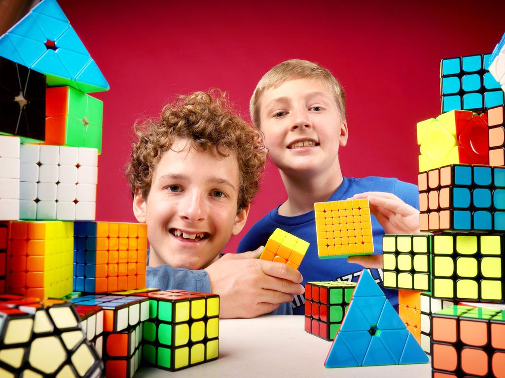 Toby, left, and Charlie, right, both said they love trying to be their “absolute best” – an attitude seems to be paying off. Picture: Steve Pohlner