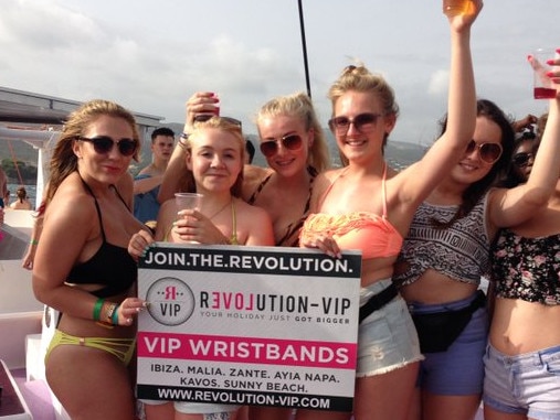 Travellers should watch out when wearing resort wristbands. Malia Revolution VP/Twitter