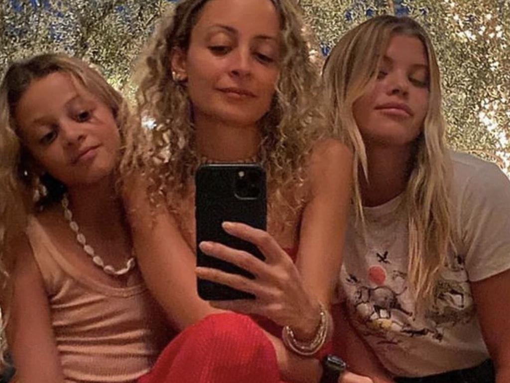 Harlow, Nicole and Sofia. Picture: Instagram