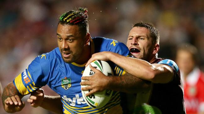 Parramatta's Kenny Edwards says the Eels will fight on. Picture: Gregg Porteous