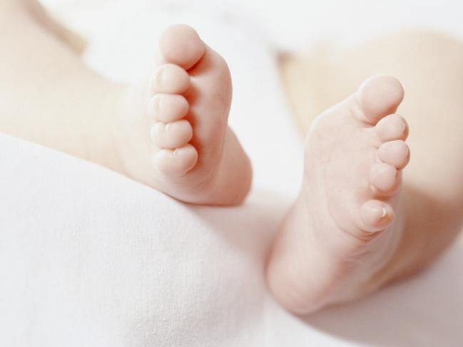 Baby feet. Children feet. stock image. Picture: ThinkStock