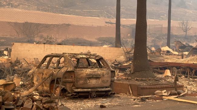 The devastation on Sunset Boulevard. (Photo by Bellocqimages/Bauer-Griffin/GC Images)