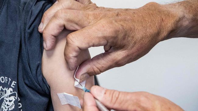 The struggle to get children vaccinated against Covid-19 has been hit by supply issues. Picture: AFP