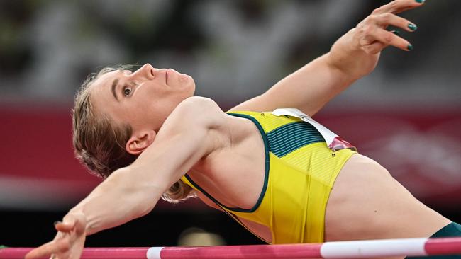 Australia's Eleanor Patterson in action in the final. Picture: Andrej Isakovic/AFP