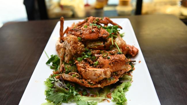 Super Dish’s salt &amp; pepper mudcrab. Picture: Supplied