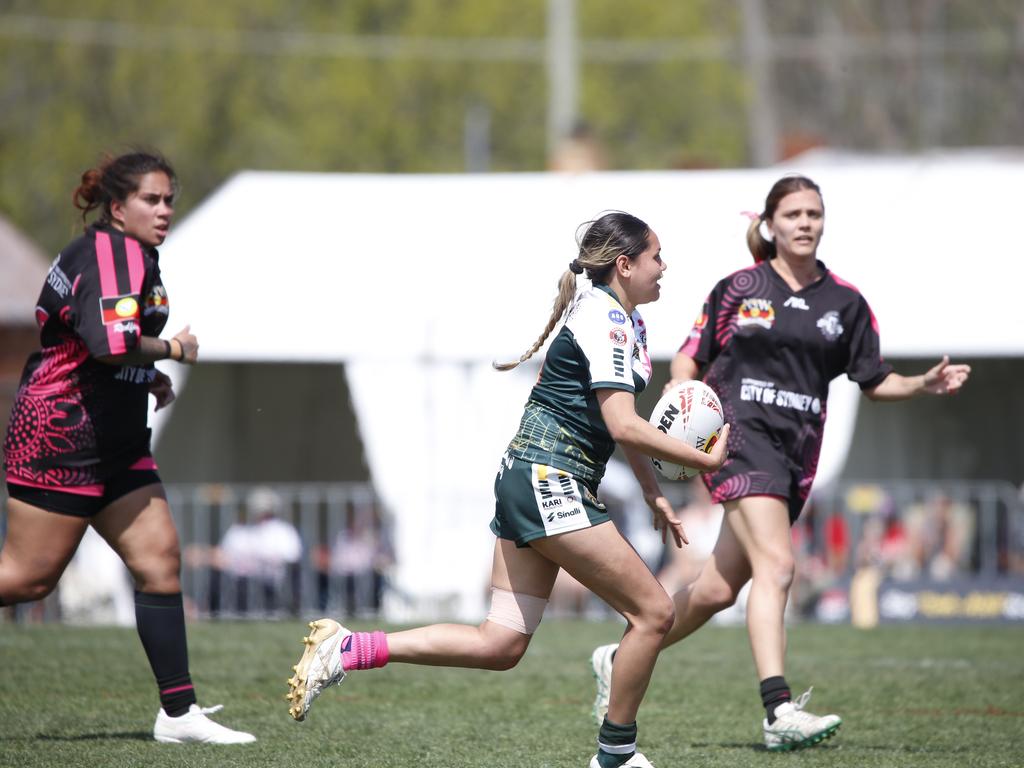 Koori Knockout - Day 4 Womens GF Redfern All Blacks v Bourke Warriors Monday, 7 October 2024 Hereford St, Bathurst NSW 2795, Australia, Picture Warren Gannon Photography