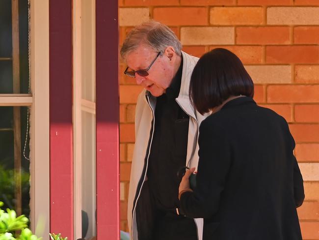 *EXCLUSIVE*SYDNEY, AUSTRALIA - NewsWire Photos SEPTEMBER 29, 2020: George Pell is seen at the Seminary of the Good Shepherd in Sydney. Picture: NCA NewsWire / Steven Saphore