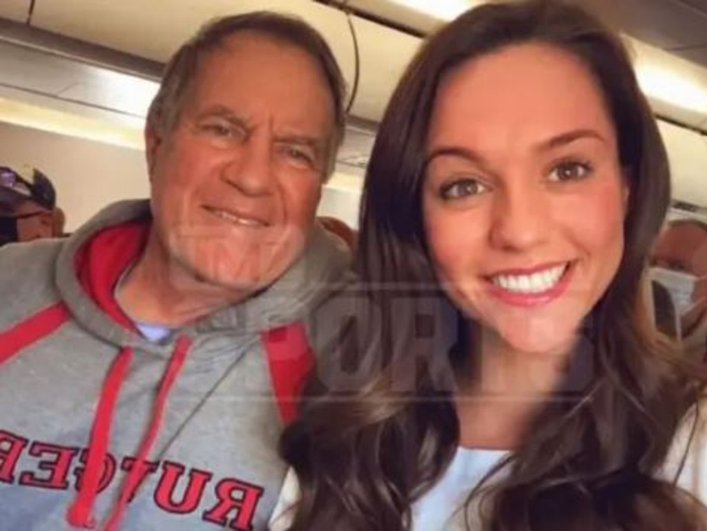 Bill Belichick’s first encounter with 24-year-old Jordon Hudson. Pic: TMZ